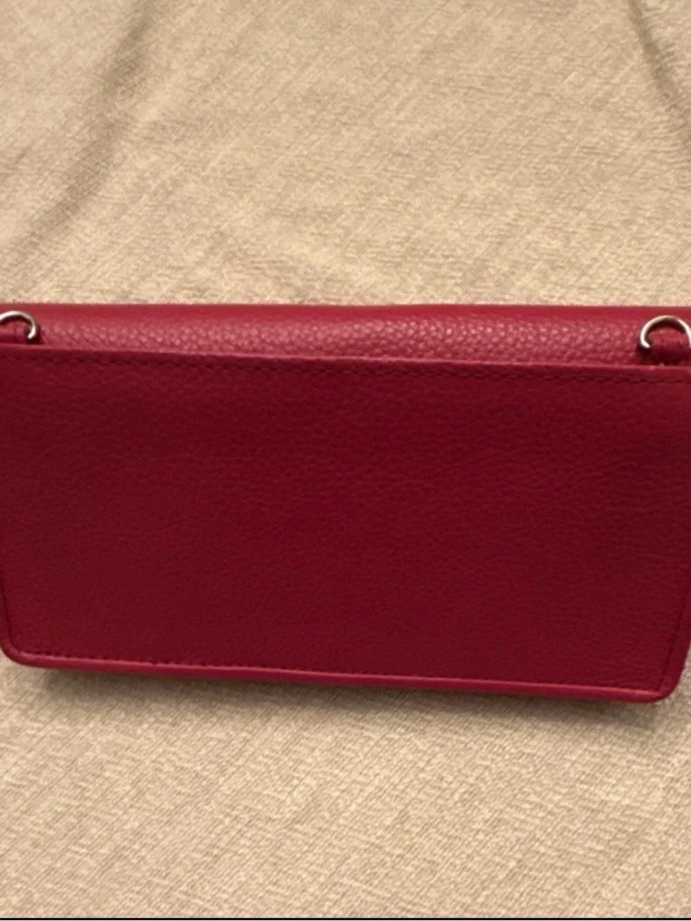 Brighton ROSIE ROCKMORE Pebbled Leather Crossbody / Wallet in Lipstick Red, NWT